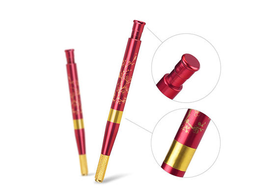 Trung Quốc Bút hướng dẫn sử dụng kim xăm lông mày màu đỏ Lucky Eyebrow Microblade nhà cung cấp